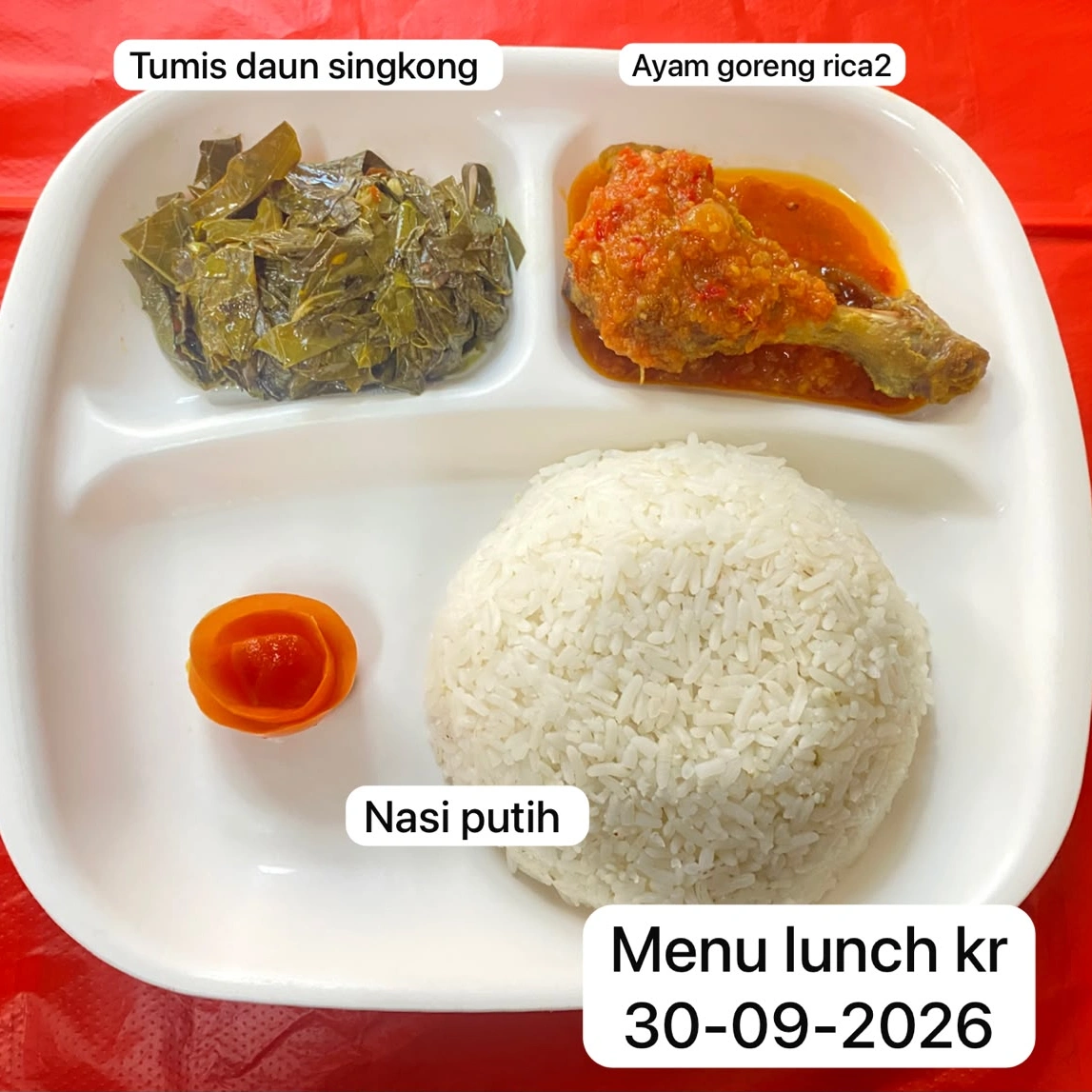 MENU SIANG KAORAHAI